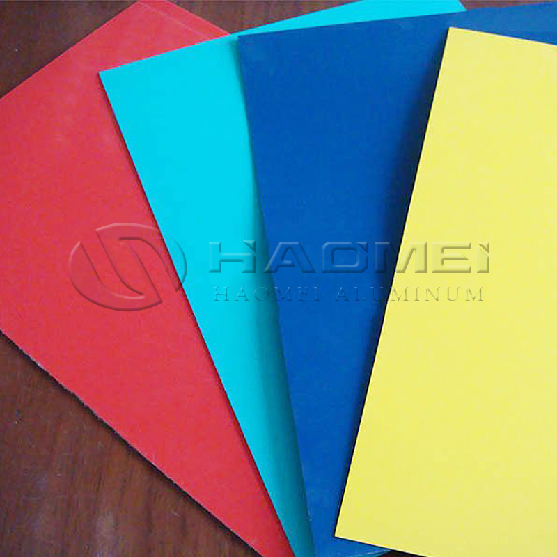 coated aluminum plate