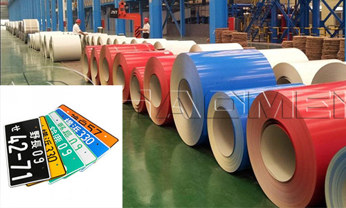 Painted coated 1100 pure aluminum coil for licence & name plates