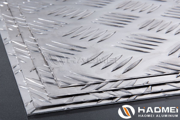 aluminium 5 bar tread plate